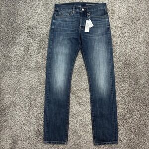 Outerknown Ambassador Slim Jeans Denim Mens 30x32 SEA Button Fly Organic NWT